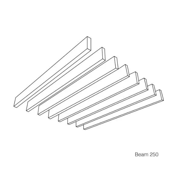 FRBDF250 Frontier Acoustic Raft Beam Blaze and Trapezoid Direct Fix