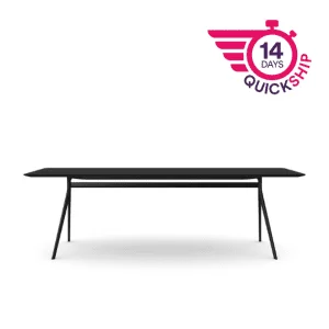 AXLR2409 - Axyl High Level Table, Rectangular Top, Inset Leg