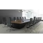 T510R3612 - Infinity Model T510 Rectangular Slab Panel Based Table 3600mm x 1200mm 10-12 Seater