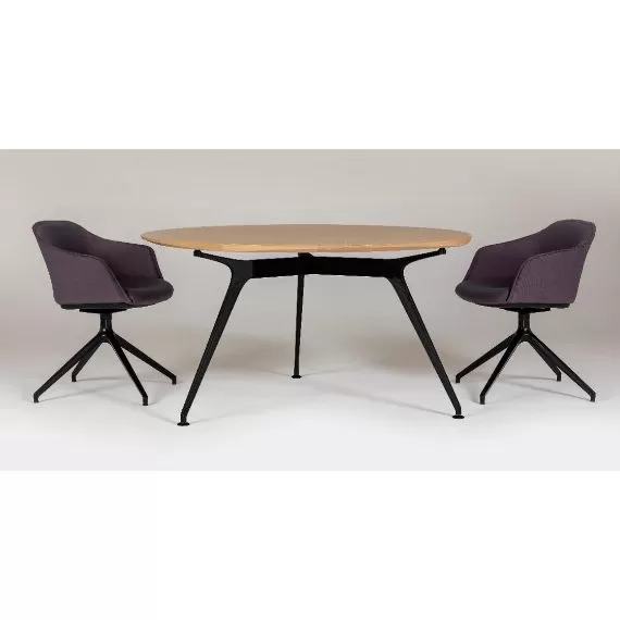 OBV507D09 - Omega Circular Table - 3 Legs - 900mm