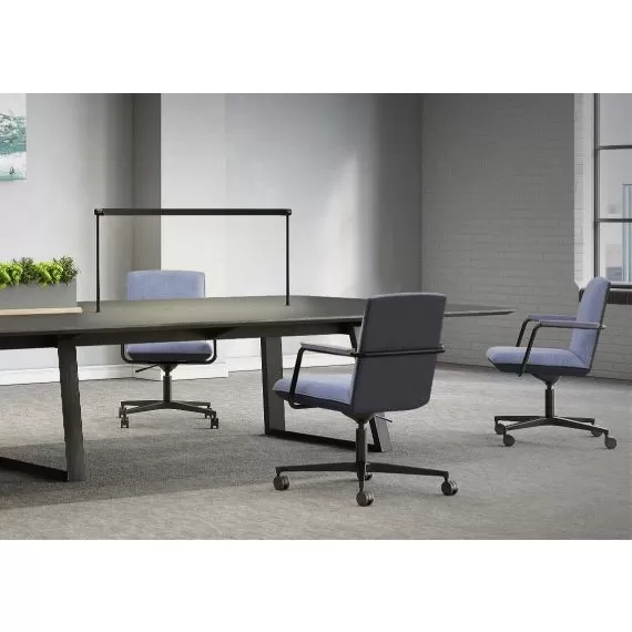 841LB8G - Cypher Low Back Conference Chair with Wing Arm and 4 Star Base