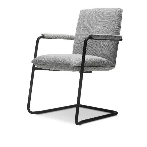 810MB7 - Cypher Stackable Cantilever Chair Medium Back with Pro Arms