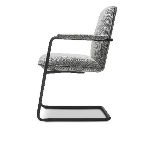 810MB7 - Cypher Stackable Cantilever Chair Medium Back with Pro Arms