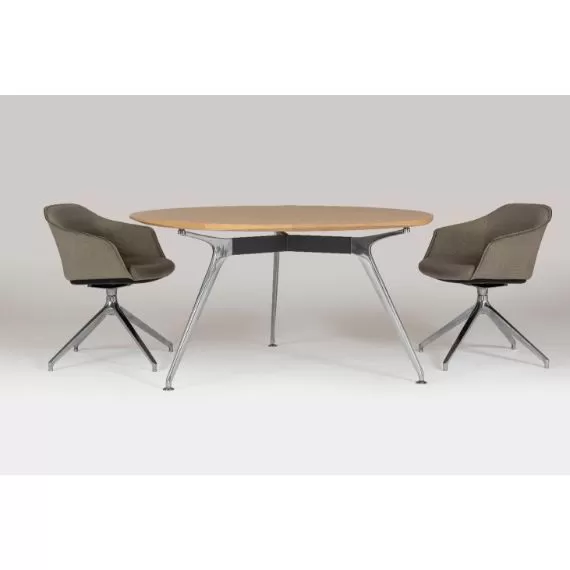 OBV507D09 - Omega Circular Table - 3 Legs - 900mm