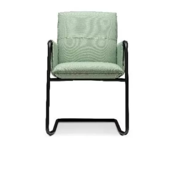 810MB7 - Cypher Stackable Cantilever Chair Medium Back with Pro Arms