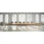 V507R7214 - Vantage Desk Height Soft Rectangular Table 6000mm x 1400mm - 20-22 Seater