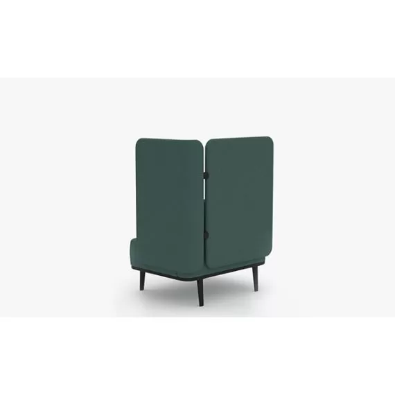 MTE-BCSL01 Single Seater Sofa with Rear and Left Hand Corner Screen